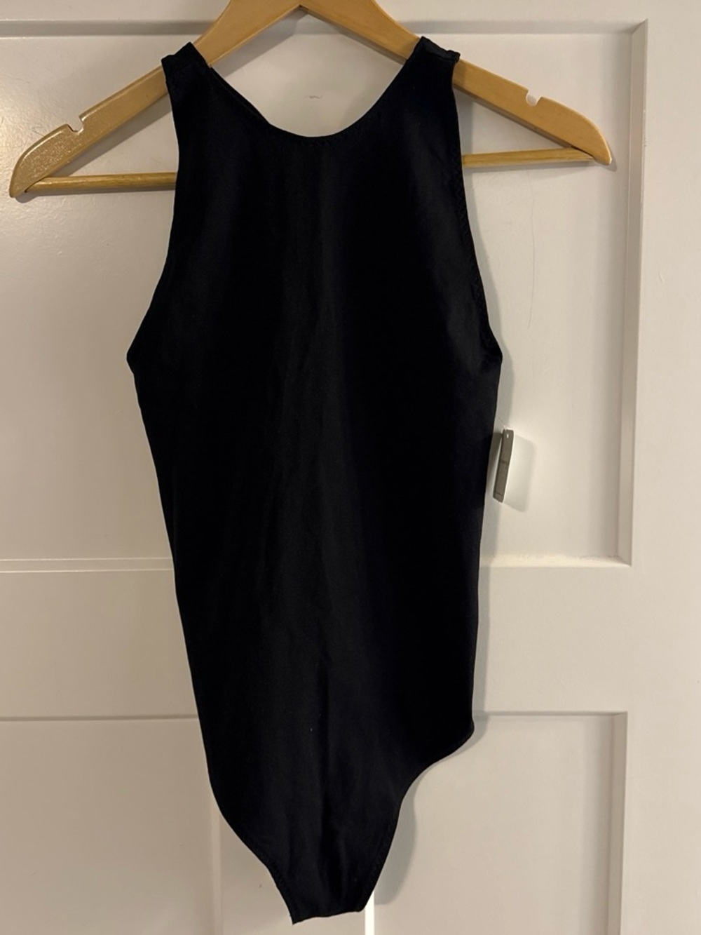 Free People Black Sleeveless One-Piece Bodysuit